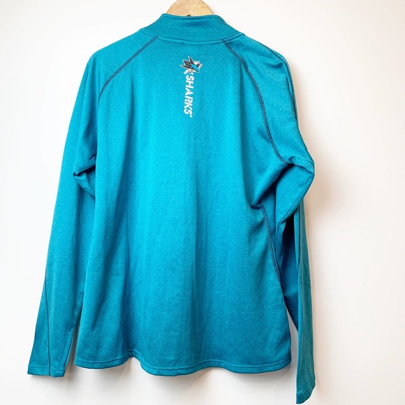 San Jose Sharks Blue Full Zip Jacket 2XL NWT - Picture 3 of 7